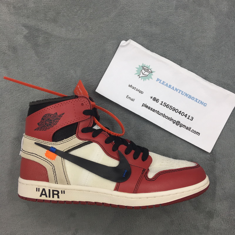 Authentic OFF-WHITE x Air Jordan 1